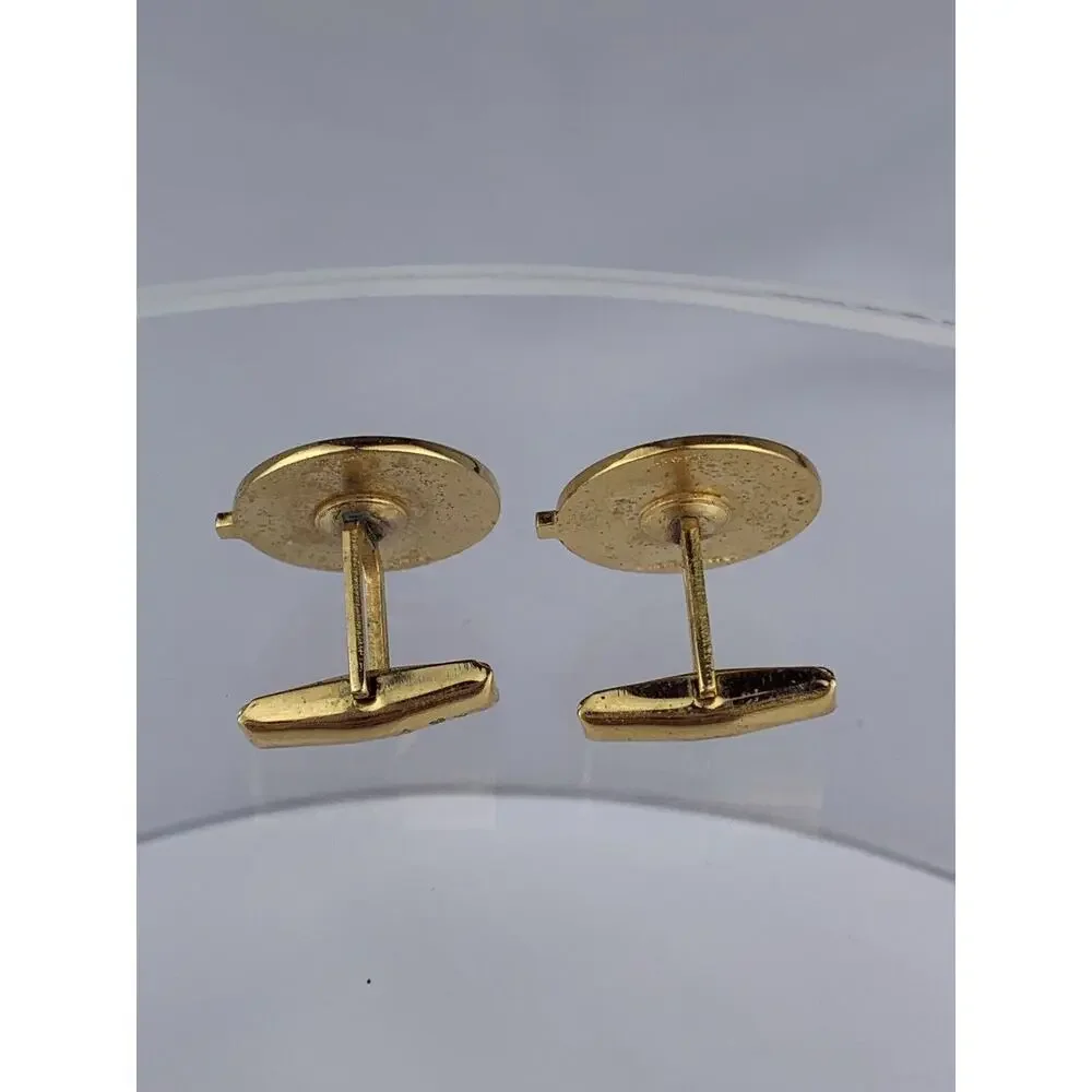 HemisFair 68 1/20 12k Gold Filled Cufflinks Texas World Fair San Antonio Vintage